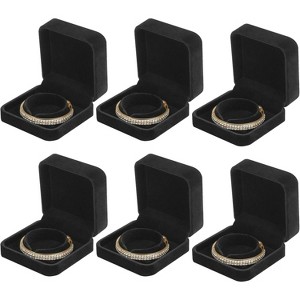 6 Pieces Jewelry Gift Boxes for Christmas Wedding Engagement Birthday Anniversary - 1 of 4