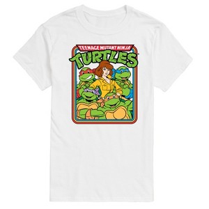 Men's - Teenage Mutant Ninja Turtles - Retro Group April Short Sleeve Graphic T-Shirt - 1 of 4