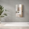 Mirror Jewelry Cabinet, Walld Armoire Jewelry Storage with Built-in Lights - 2 of 4