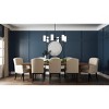 Curran 6-Light Matte Black Chandelier - 2 of 4