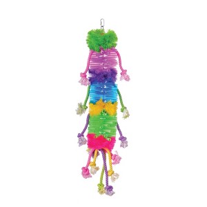 Prevue Pet Products Playfuls Preen & Pacify Caterpillar Bird Toy 62665. - 1 of 2