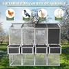Tinyhomie Chicken Coop with Run 10 Chickens Outdoor Wooden Walk-in 95 inchX80 inchX83 inch - 3 of 4