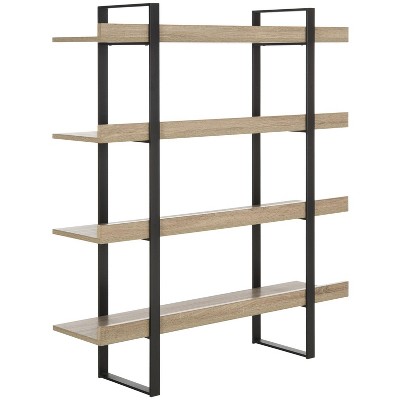 Belgium-Inspired Oak & Black Iron 4-Tier Etagere
