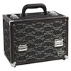 Caboodles Make Me Over 4-Tray Train Case Black Lace - image 2 of 3