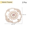 Unique Bargains Retro Lace Crochet Embroidered Placemats - 2 of 4