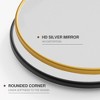Spassway Bathroom Vanity Mirrors Black/Gold Metal Framed Mirror Oval Wall-Mounted Mirror Classic Wall Mirror for Home Decoration - 4 of 4