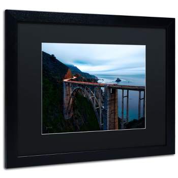 Trademark Fine Art -David Ayash 'Big Sur - Bixby Bridge - California-II' Matted