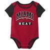 NBA Miami Heat Boys' 3pk Bodysuit Set - 2 of 4