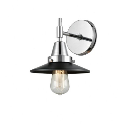 Railroad - 1 Light Wall Sconce-7.25 Inches Tall and 8 Inches Wide