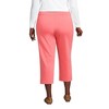 Lands' End Women's Starfish Mid Rise Pull On Crop Pants - 2 of 4