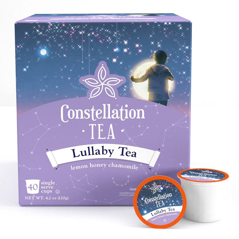 Constellation Tea Lullaby Pods, Keurig K cup Compatible,  Lemon Honey Chamomile, 40 Count, 2 of 6