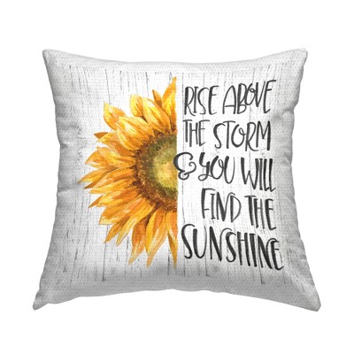 Stupell Industries Find The Sunshine Sunflower, 18 x 18