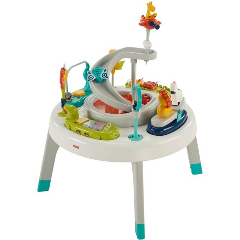 Fisher-Price 2-in-1 Sit-to-Stand Activity Center - Safari - image 1 of 4