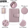 BEAFUP Women's Genuine Leather Wallet,Compact Size Wallet, RFID Blocking,with 14 Slots and 2 Zippered Pockets & Zipper Coin Pouch - 2 of 4
