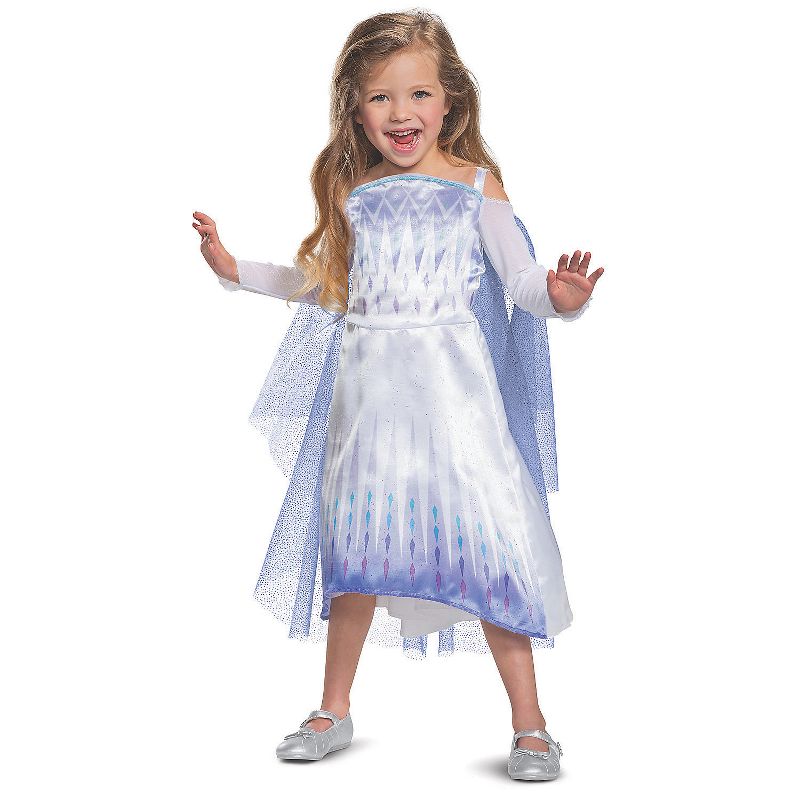 Disguise Toddler Girls' Frozen 2 Snow Queen Elsa Dress Costume, 1 of 2