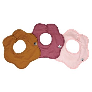 Tiny Twinkle Roundabout Baby Drool Bibs 3-Pack, 360 Rotating Waterproof and Absorbent Teething Bibs - 1 of 4