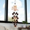 Dawhud Direct 30" H Rustic Copper Owl Wind Chimes - Garden Decoration - image 4 of 4