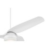 Casa Vieja 54" Sierra Modern Indoor Outdoor Ceiling Fan 3 Blade LED Light Remote Control White Finish Bedroom Patio Living Room Damp Rated Decorative - 4 of 4