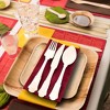 Smarty Had A Party Silhouette Birch Wood Eco Friendly Disposable Dinner Spoons (600 Spoons) - image 4 of 4