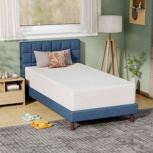 BestMassage 12 Inch Green Tea Memory Foam Mattress Cooling Gel Infused Mattress Medium Firm Mattresses - 1 of 4