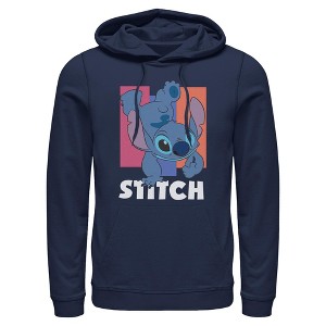Mens Lilo & Stitch Thumbs Up Lightweight Hoodie - 1 of 4