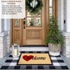 Gardenised Heavy Duty Coco Coir Doormat with Non Slip PVC Baking Embossed Welcome Design Coconut Fiber Floor Mat 18x30" - 4 of 4