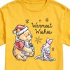 Men's - Winnie the Pooh - Pooh & Piglet Warmest Wishes Christmas Short Sleeve Graphic T-Shirt - 2 of 4