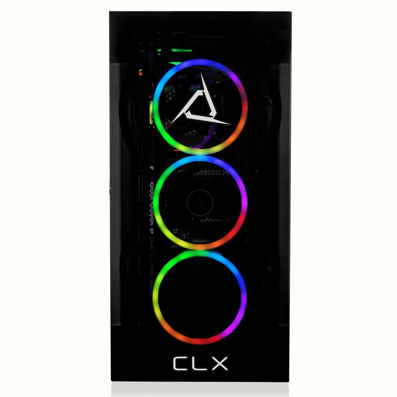 CLX SET Gaming PC TGMSETRTH0C40BM - Intel Core i9 10900K 3.7GHz 10-Core, 32GB DDR4, GeForce RTX 3060 Ti 8GB, 960GB SSD, 4TB HDD, WiFi, Win 11, 2 of 4