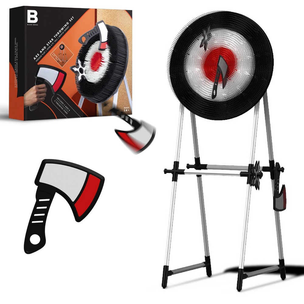 Black Series Axe Throwing Target Set