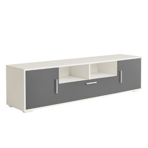 NicBex TV Stands for 65 inch TV,LED Light Entertainment Center with Open Shelves ,TV Console for Living Room, Bedroom, Home - 1 of 4
