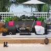 Nestl 7 Piece Outdoor Patio Furniture Set, Wicker Patio Furniture Set with Cushions - 4 of 4