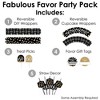Big Dot of Happiness Adult 60th Birthday - Gold - Birthday Party Favors and Cupcake Kit - Fabulous Favor Party Pack - 100 Pieces - 2 of 4