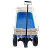 Vynxaria Outdoor Sport Wagon - Durable Tools Cart with Wooden Side Panels and Air Tires - 4 of 4