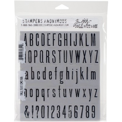 Tim Holtz Cling Stamps 7"X8.5"