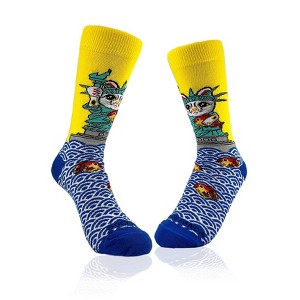 Cat Statue of Liberty Socks from the Sock Panda (Tween Sizes, Small) - 1 of 4