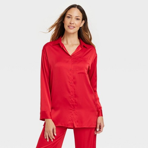 NEW Women's Stars Above™Pajama Set Perfectly Red Shirt and Pants