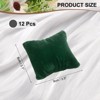 Unique Bargains Jewelry Storage Display Velvet Bracelet Watch Pillow 3.1" x 3.5" 12 Pcs - 2 of 4