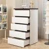 Syemin Shoe Racks 5 Drawer Dresser, Modern Closet Dressers Chest of Drawers, White Storage Dresser Chest Cabinet, White, 23.62"*15.74"*39.37" - 2 of 4