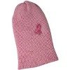 Adult Unisex Breast Cancer Survivor Handmade Knit  Acrylic Beanie Hat - 3 of 4