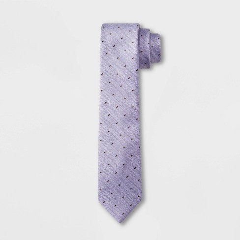 Men's Hash Tie - Goodfellow & Co™ Purple One Size - image 1 of 4