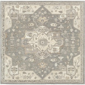 Hauteloom Broomfield 1196 Hand Tufted Taupe Wool Rug - 1 of 4