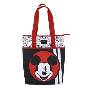 Disney Mickey Mouse Wink Black 16" Insulated Cooler Tote - 1 of 4
