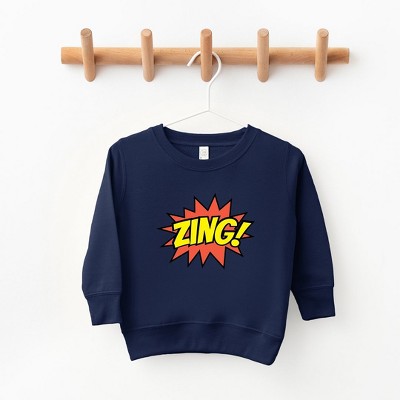 The Juniper Shop Comic Zing Toddler Graphic Sweatshirt