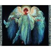 Messenger of Peace Cotton Woven Throw – Meaningful Home Accent by Manual Woodworkers and Weavers - 2 of 3