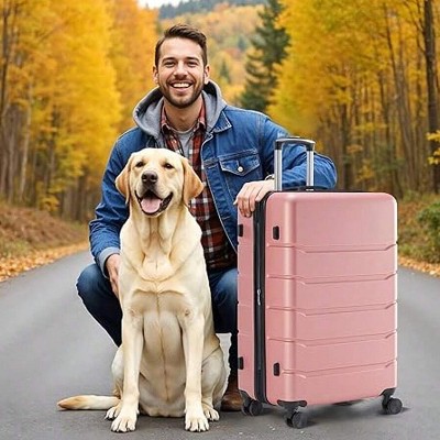 YONWAY 20-Inch Carry-On Luggage With Spinner Wheels And TSA Lock, Airline Approved Lightweight Hardside Suitcase For Travel, Hardshell Suit Case
