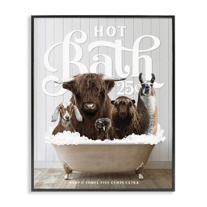 Stupell Industries Farm Animals in Bath, 24" x 30" - 1 of 4