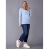 Women's Square Neck Rib Knit Long Sleeve Tee | Motherhood Maternity - 4 of 4