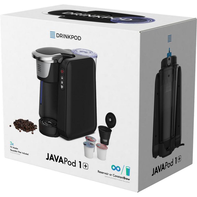 Drinkpod JAVAPod  Cup Coffee Maker and Single Serve Brewer in Black, 2 of 4