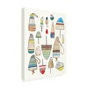 "Lobster Buoys on White" Outdoor Canvas - image 2 of 4