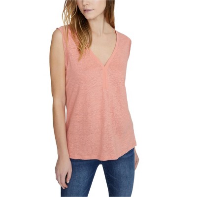 Sanctuary Clothing Womens Contrast Pullover Blouse